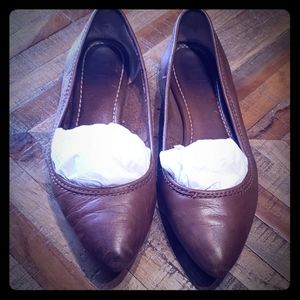 Frye leather ballet flats